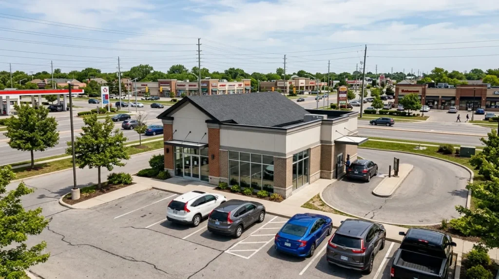 Single-tenant retail building typical of what NNN means in real estate investing