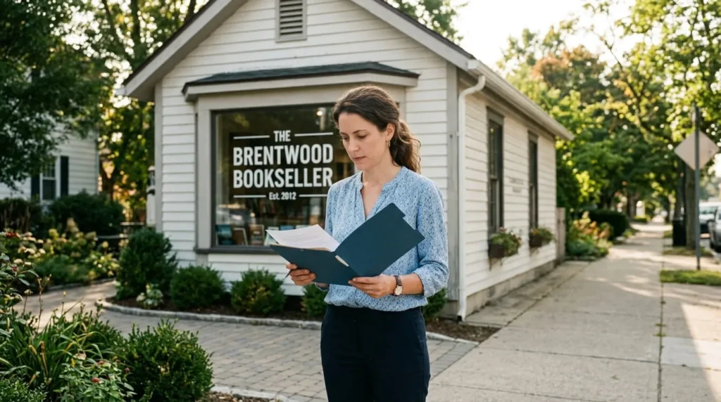 Image Alt Text: Business owner reviewing what NNN means in real estate lease documents