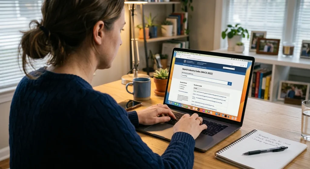 looking up real estate naics code online