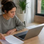 person studying for a california real estate license exam
