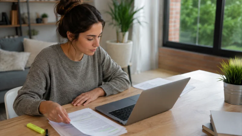 person studying for a california real estate license exam