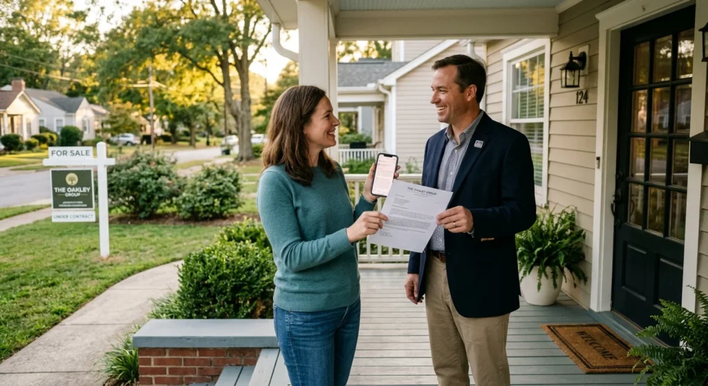 Buyer holding a letter after learning how to get pre approved for a home loan