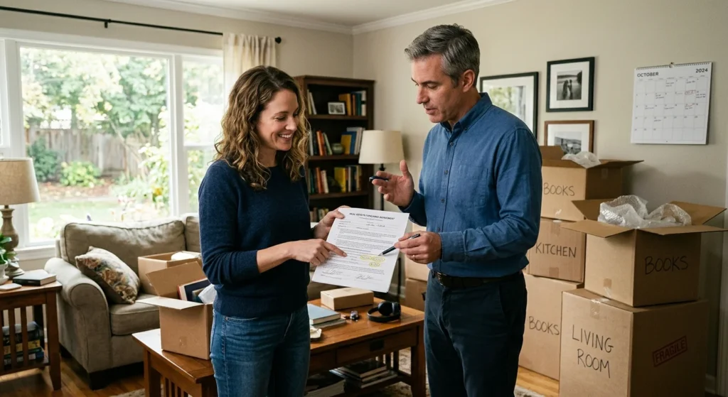 Seller reviewing contract deadlines after learning what does pending mean in real estate