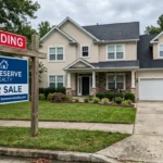 Pending sign on a for-sale post showing what does pending mean in real estate